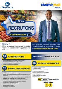Offre d'emploi Commerciaux