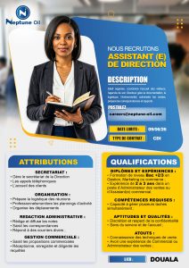 ASSISTANT (E) DE DIRECTION